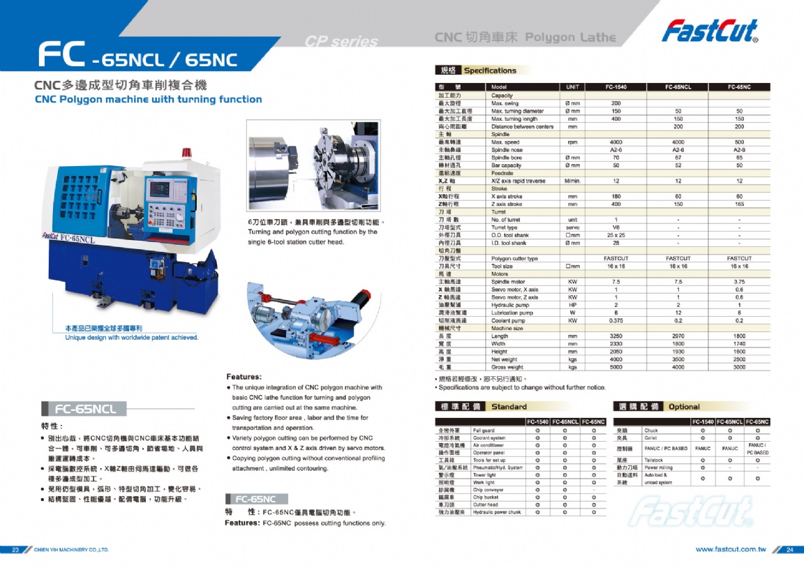 CNC POLYGON MACHINE WITH TURNING LATHE