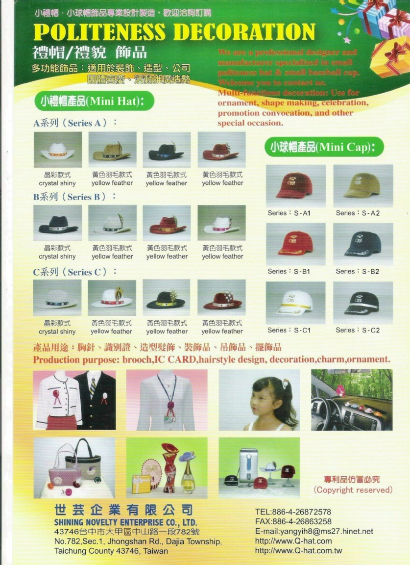 Mini Cowboy Hats & Baseball Caps Decorations