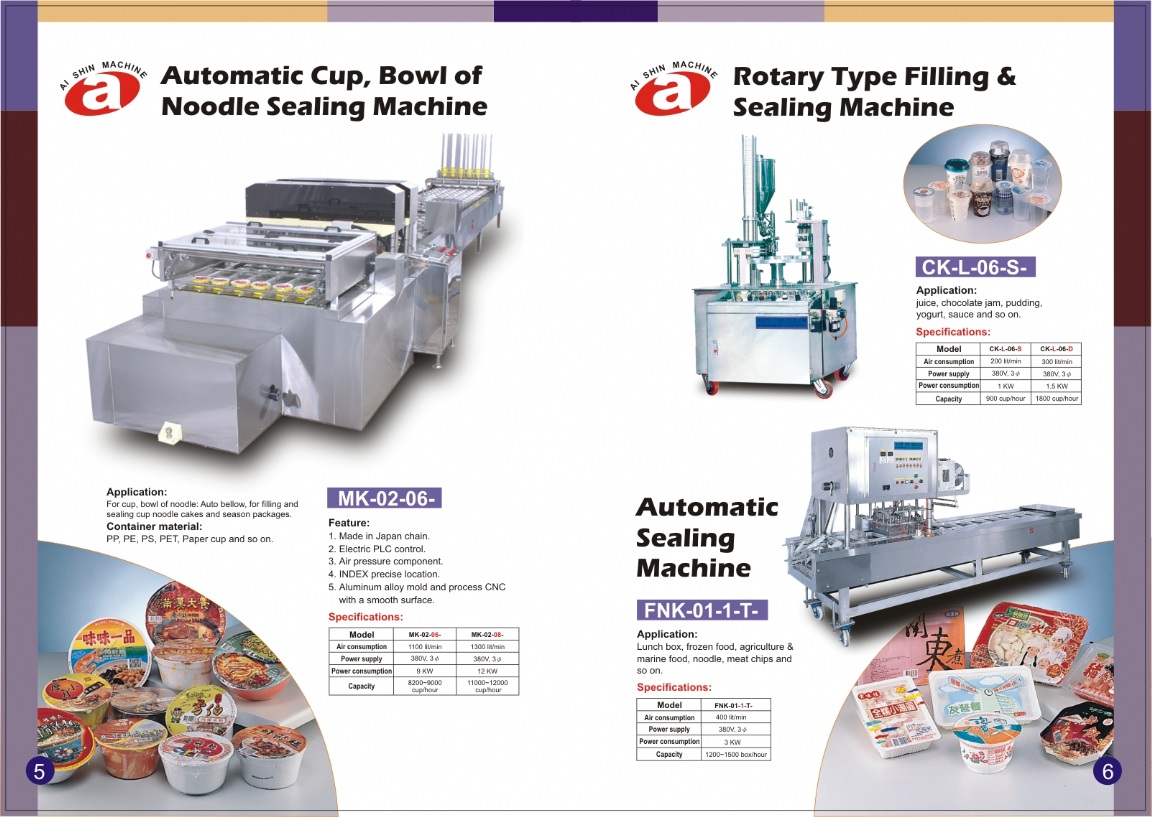 Cup bowl noodle and lunch box sealing machine