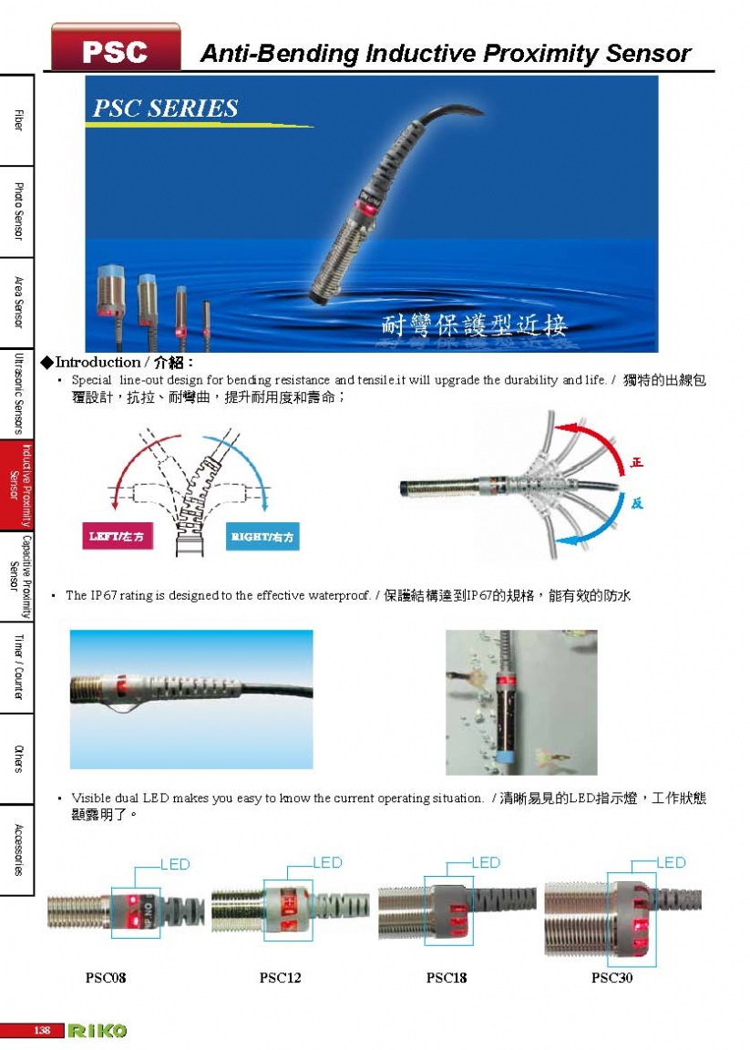 Anti-Bending Inductive Proximity Sensor