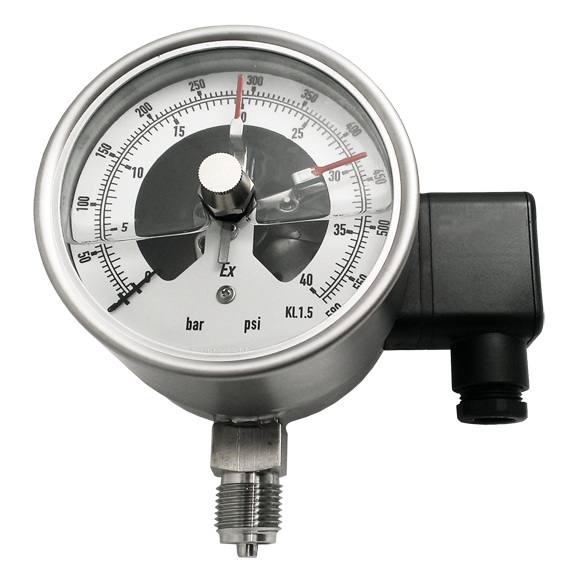 Asia Explosionproof Micro Pressure Gauge with Switch