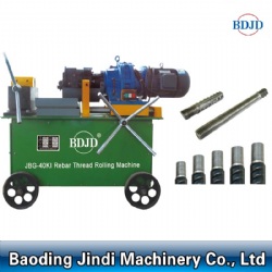 construction hydraulic manual operation steel rebar thread rolling machineJBG-40KI rebar thread rolling machine