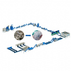 Automatic 500-6000kg/h Pet Flakes to Fiber Machine in Plastic Recycling Plant500/1000/2000/3000/5000/6000