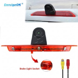 EnruigeOK 3rd Brake Light Rear View Reverse Backup Camera for Ford Transit Van 2014-2024ERG-S23