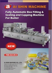 Fully automatic box filling sealing and capping machine for butterFNK-02-6-R-C