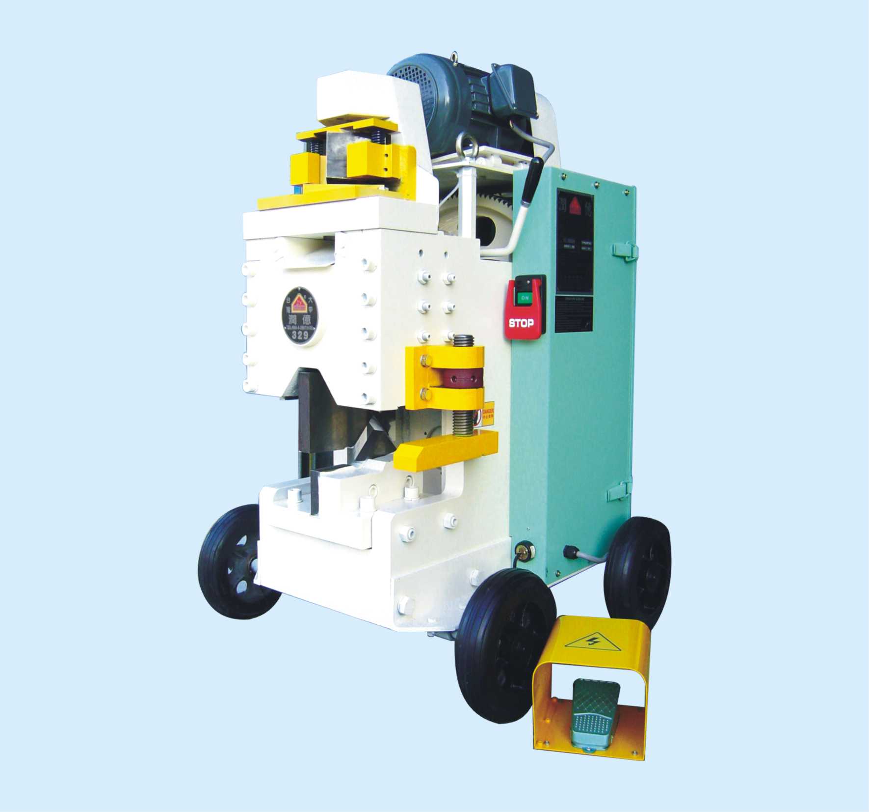 Asia steel cutting machine punch machine,iron worker